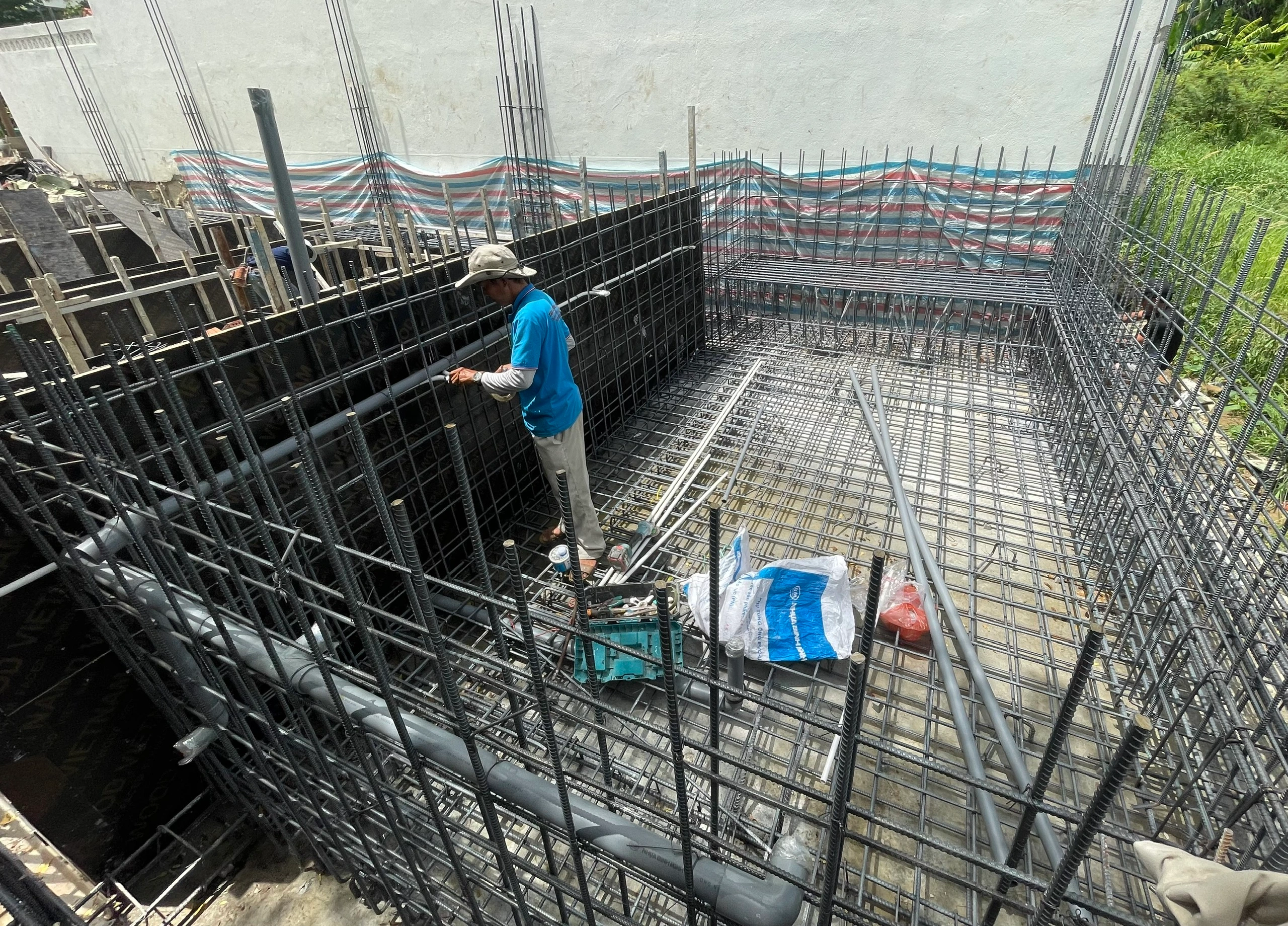 Thi công hệ thống hồ bơi Tân Bảo Khoa